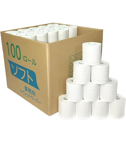 Amazon.co.jp: 個包装 トイレットペーパー シングル 55m 100ロール Amazon.co.jp: 個包装 トイレットペーパー シングル 55m 100ロール