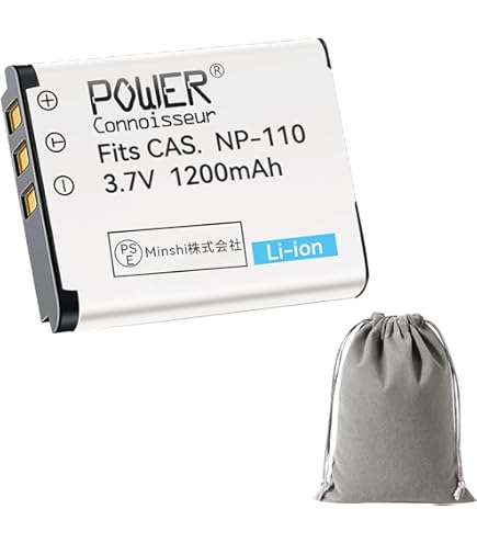 Amazon | 「Power-connoisseur」 CASIO対応 リチウムイオン充