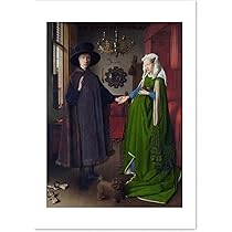 ヤン・ファン・アイク、【アルノルフィーニ夫妻の肖像】、希少豪華画集画 ヤン・ファン・アイク、【アルノルフィーニ夫妻の肖像】、希少