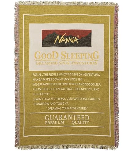 Amazon｜[ナンガ]NANGA GOOD SLEEP BORDER COTTON BLANKET S