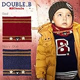 mikihouse Double_B(ミキハウスダブルB)ふわふわあったかネックウォーマー －－－,赤（02）