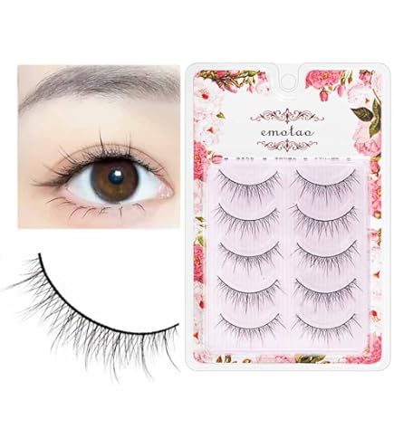 Amazon | Wendy & Charlie つけまつげ 自然つけまつげ 手作り高級繊維