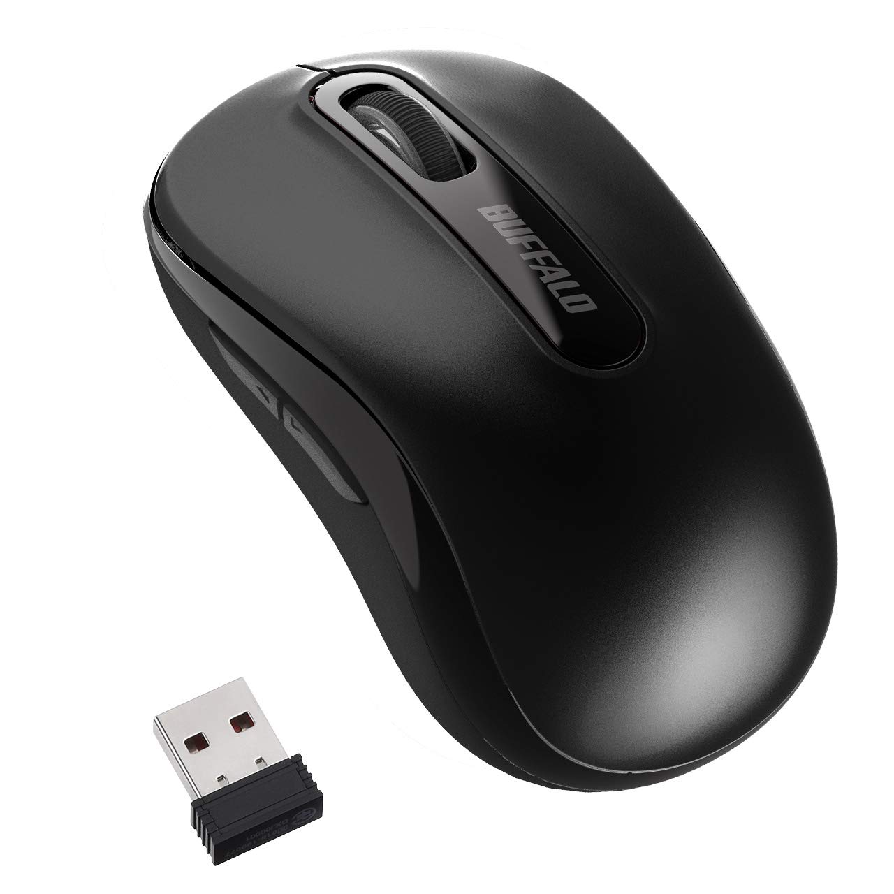 バッファロー マウス ワイヤレス 5ボタン 最大584日使用可能 BlueLED ブラック BSMBW315BK