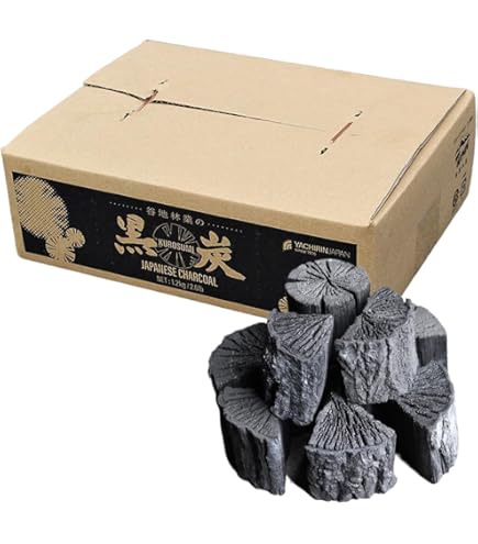 Amazon.co.jp: 【茶炭】 徳用炭 （3kg） 国産 椚 『くぬぎ』 不揃い炭