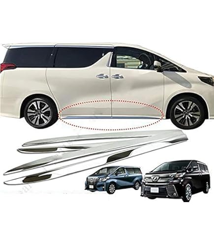 Amazon | ヴェルファイア&アルファード30系 サイドアンダー メッキ