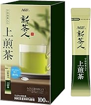AGF 新茶人 宇治抹茶入り上煎茶 スティック 100本 【 お茶 スティック 】【 粉末緑茶 】【 ティーバッグ不要 】