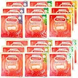 【お試しアソートセット】6種類 各3袋 セット めぐりズム 蒸気でホットアイマスク 無香料 ローズ 森林浴 カモミール 完熟ゆず ラベンダー