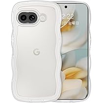 Amazon.co.jp: GUAGUA Google Pixel 9A ケース クリア ウェーブ