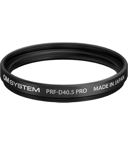 Amazon | OM SYSTEM PRF ZD72 Pro MFT 保護フィルター ブラック | 8
