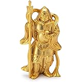 仏壇屋 滝田商店 仏像 開運招福七福神・毘沙門天 (高さ8.7cm×巾5cm)【牧田秀雲作】◆商売繁盛・無病息災・福徳・福運・厄除け【滝田商店発行 証明書付】