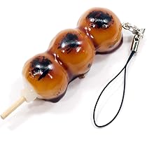 ストラップ　団子　みたらし 食べちゃいそうな みたらし団子 食品サンプル キーホルダー ストラップ