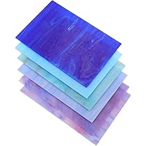 Amazon.co.jp: iplusmile 6個 シート カラー マイカ フレーク オパール 
