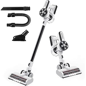 モーソー コードレス掃除機 26000Pa 超軽量 サイクロン式 2WAY 壁掛け充電&収納 30分自由掃除 MooSo…