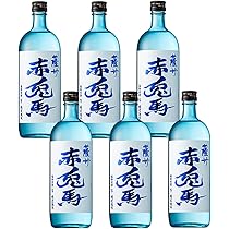 Amazon.co.jp: 薩州 赤兎馬 ブルーボトル 20度 720ml×6本セット : 食品