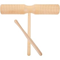 ギロ　楽器 Amazon.co.jp: Totority 木製双響筒パーカッション楽器 子供用