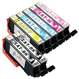 【稲妻トナー】SAT インク 互換 インクカートリッジ さつまいも エプソン用 SAT-6CL SAT-(2BK/1C/1M/1Y/1LC/1LM) 計7本 大容量タイプ/ICチップ付き/個包装 対応機種：EP-712A EP-713A EP-714A EP-812A EP-813A EP-814A