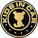 KIDS IN CARマグネット（ゴールド）