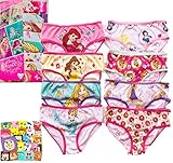 Disney(ディズニー) ディズニープリンセス ガールズパンツ ８枚 + ミニタオル1枚セット 【アリエル/ラプンツェル/ベル/白雪姫/シンデレラ】女児 女の子 下着 パンツ インナー ショーツ 4