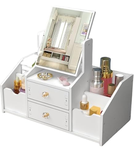 Amazon.co.jp: 昭和レトロ卓上ミニドレッサー一面鏡引出付鏡台