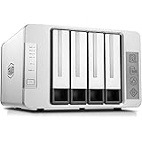 TerraMaster F4-210 NAS 4ベイ dlna対応nas クアッドコアCPU 1GBメモリ スマホ/タブレット対応 (HDD付属なし)