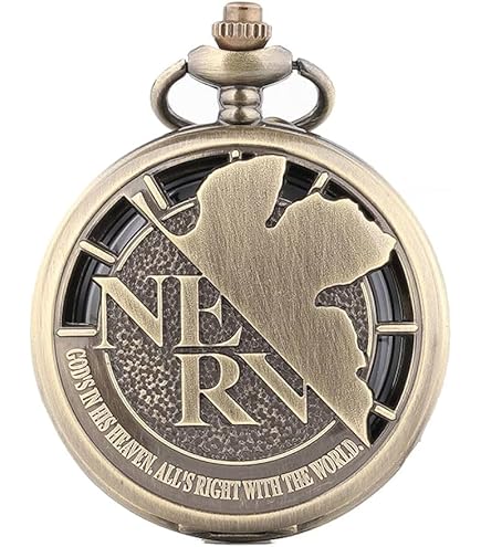 Amazon.co.jp: 新世紀エヴァンゲリオン 懐中時計 NERV