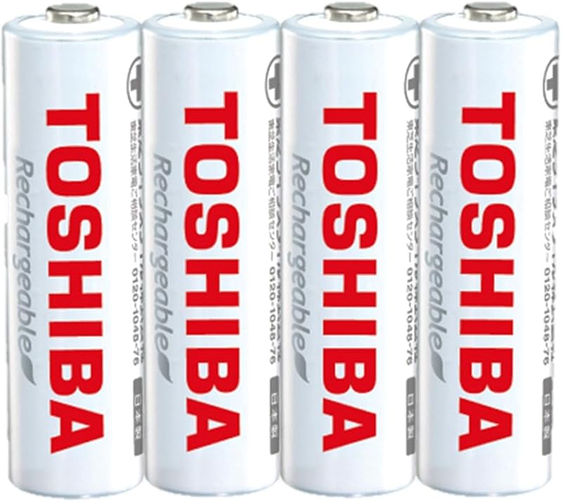 東芝 充電式ニッケル水素充電池 単3形(4本入り) 繰返し充電1000回 TNH-3ME(WB) 4P 日本製