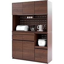 ロウヤ　120cm 木目調キッチン収納キャビネット LOWYA キッチン収納 キッチンキャビネット 食器棚 キッチン