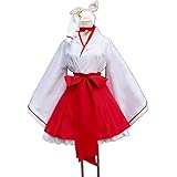 CEXIN(セシン) コスチューム コスプレ小物 コスプレ服 妖狐×仆SS 白鬼院凜々蝶 IS Infinite Stratos 篠ノ之箒 巫女 仮装 学園祭