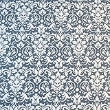 SheetWorld Fitted Sheet (Fits BabyBjorn Travel Crib Light) - Grey Damask - Made In USA by sheetworld