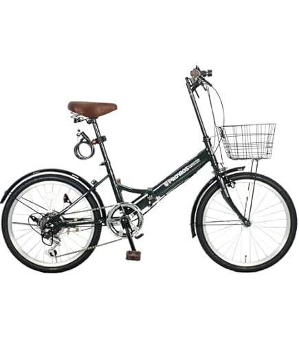 Amazon | 折りたたみ自転車 20インチ CC-10 外装6段変速ギア フロント