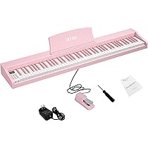 電子ピアノ 88鍵盤 ペダル付き 木製 電子 ピアノ 88鍵 携帯 Amazon | IKTMI 電子ピアノ 88鍵盤 ペダル付き 木製 電子 ピアノ