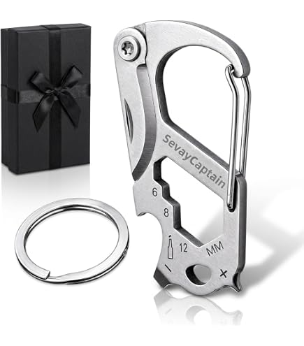 EDC チタン製　マルチツール Amazon.co.jp: OCTO Titanium チタン製カラビナ EDC マルチツール