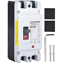 Amazon.co.jp: DIHOOL DC サーキットブレーカー 125A 2P DC12～500V
