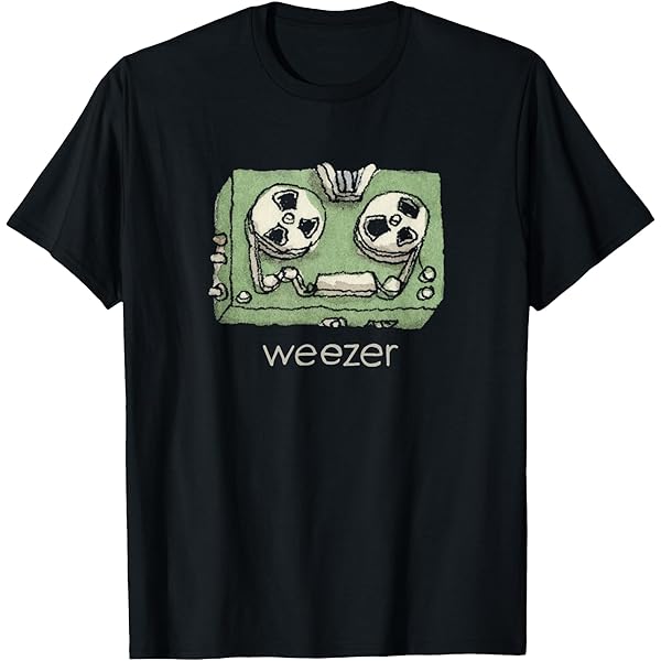 Amazon | Weezer - クラシックロゴTシャツ Tシャツ | Tシャツ