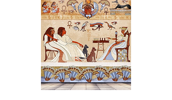 Amazon Csfoto 4x4フィート 背景 壁画 古代エジプト 風景 エジプト神 ファラオ 写真 背景 歴史的 文化エジプト神 ピラミッド 宗教 アート 旅行 写真 スタジオ 小道具 ビニール 壁紙 バックペーパー 背景布 通販