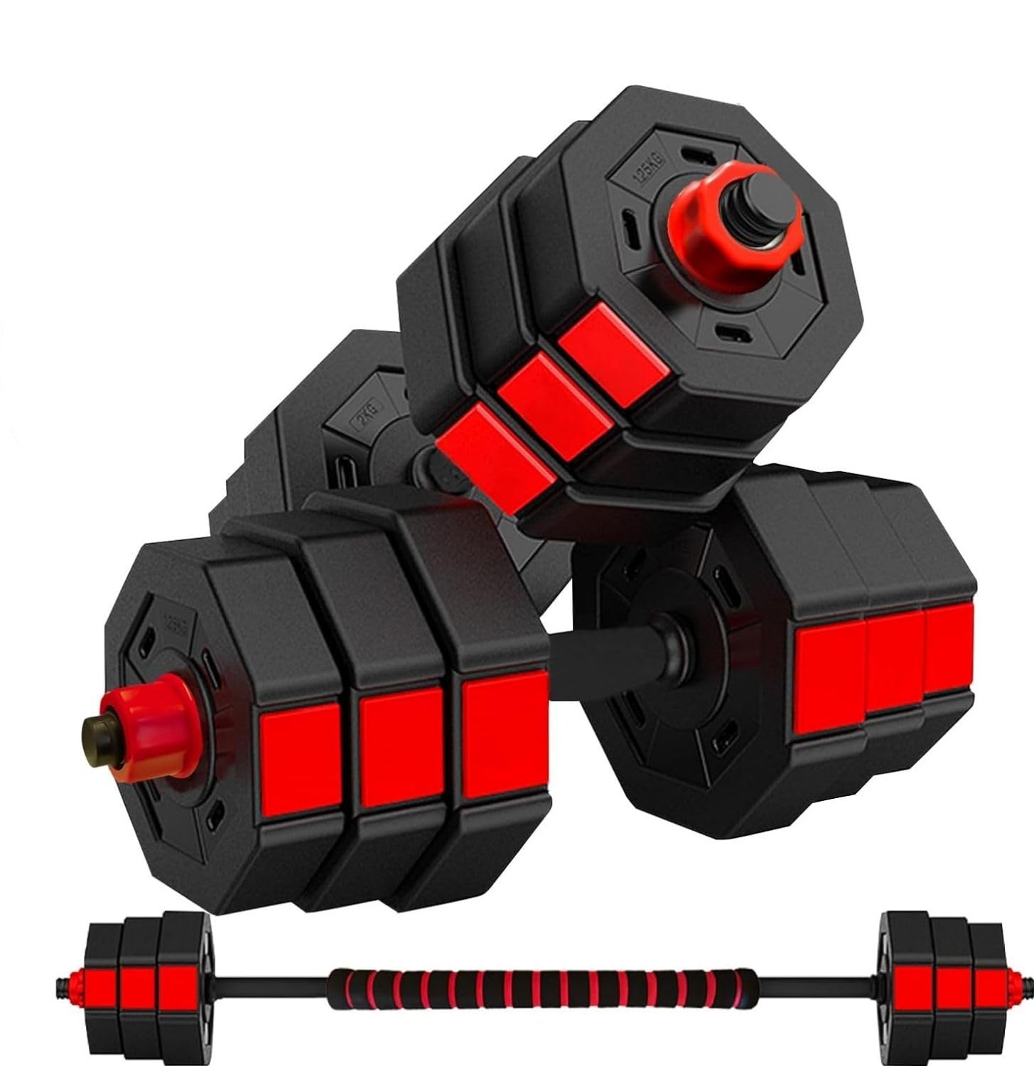 Wout バーベルにもなる ダンベル 5kg 10kg 15kg 20kg 2個セット