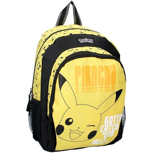 Amazon.co.jp: ポケモン キッズ バックパック 赤 ピカチュウ, レッド