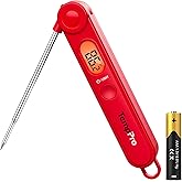 TempPro TP03B Digital Meat Thermometer for Cooking, Instant Read Thermometer with Backlight, Kitchen Food Thermometer for Gri