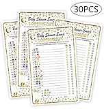 絵文字PictionaryベビーシャワーGames – パーティー性別Neutral Funny GuessingカードSupplies 30 ct