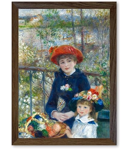 Amazon.co.jp: Genius Collections ルノワール ポスター 額付き 壁掛け