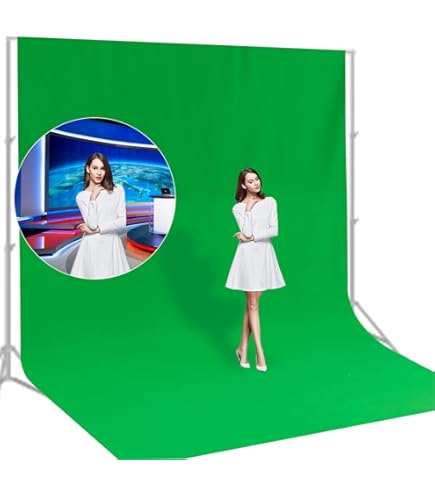 PULUZ Green Screen Background For Photography, 6.6ft×6.6ft Green Backdrop Cloth Chromakey Washable Greenscreen With 4 Clamps For Kid Photoshoot YouTube Video - View #10