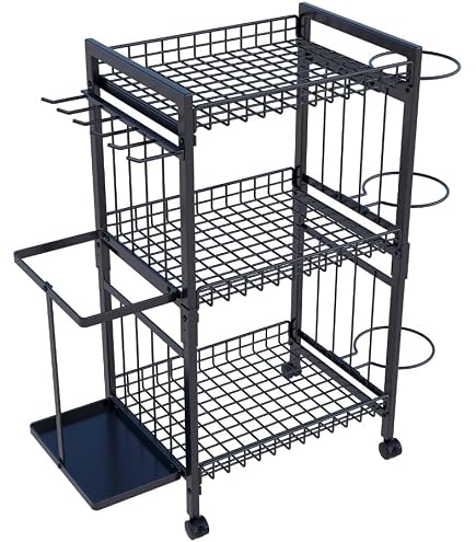 Amazon.co.jp: ボールスタンド大型スポーツ用品収納ラック玄関用