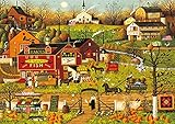 Buffalo Games - Charles Wysocki - Blackbirds Roost at Mill Creek - Quebra-cabeça de 500 peças