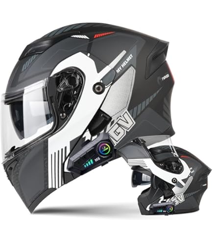 Amazon.co.jp: システムヘルメット フリップアップヘルメット バイク