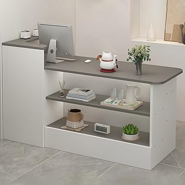 チエさま専用　多機能受付カウンター ホワイト⭐️新品未開封 チエさま専用 多機能受付カウンター ホワイト⭐️新品未開封 Amazon.co