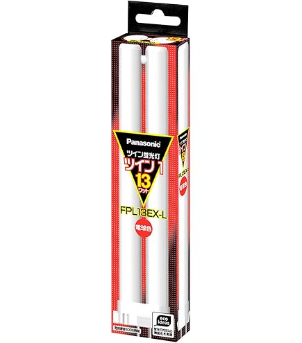 Amazon | パナソニック ツイン蛍光灯 27形 電球色 2本ブリッジ  