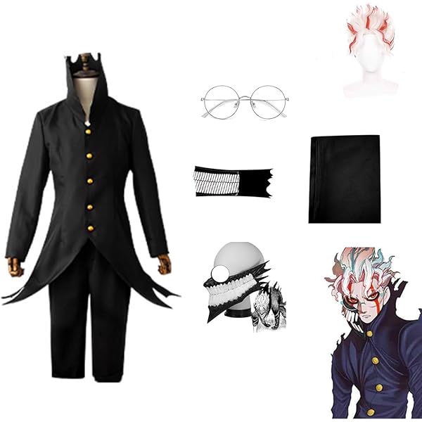 コスプレ　ダンダダン　高倉健　オカルン　衣装　Mサイズ Amazon.co.jp: 高倉健 オカルン コスプレ衣装セット ウィッグ