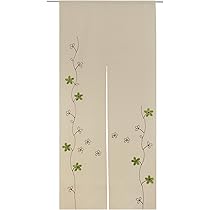 花と葉の刺繍のれん a438e323d0175036f1e1c5c17a11a8