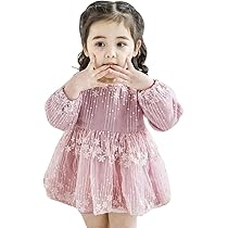 Amazon | [PIITE] ワンピース キッズ レースワンピース 花柄刺繍