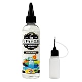 プルプラ 国産 電子タバコリキッド VAPE(ベイプ)リキッド 大容量 120ml 便利な目盛付きボトル ニードルボトル 10ml付き (ブルーハワイ)
